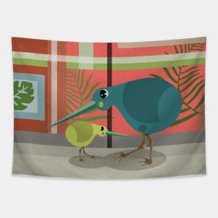 Kiwi Birds Tapestry