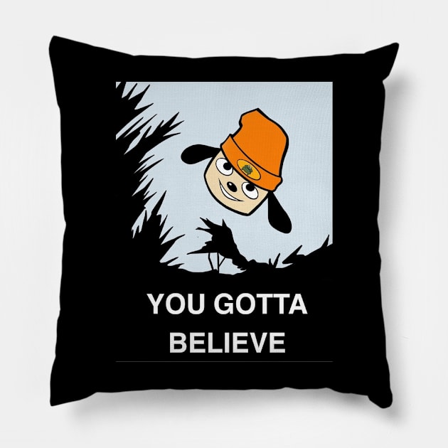 Parappa the rapper x-files Pillow by TheLenRoman