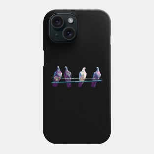 Pigeons On A Wire Phone Case