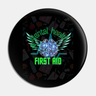 mental health first aid Pin