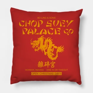 Chop Suey Palace (Yellow) Pillow