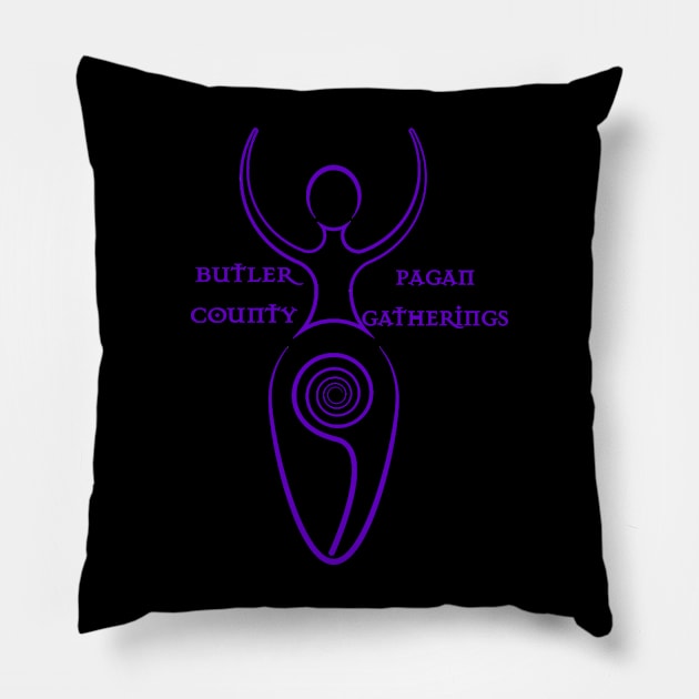 GODDESS BCPG [PURPLE] Pillow by BarrySullivan