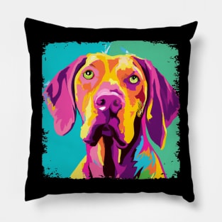 Vizsla Pop Art - Dog Lover Gifts Pillow