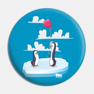 Love Penguins Pin