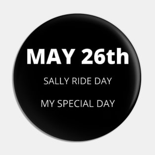 May 26th birthday, special day and the other holidays of the day Pin