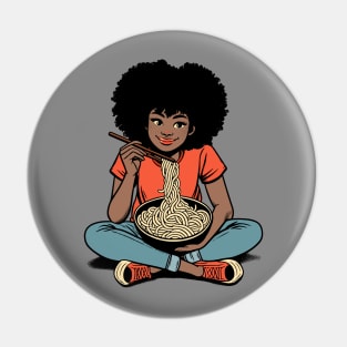 NOODLE GIRL Pin