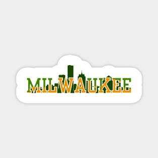 Milwaukee Skyline Magnet