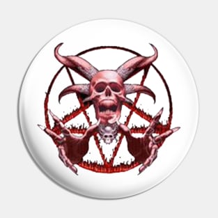 Satanic Logo Pin
