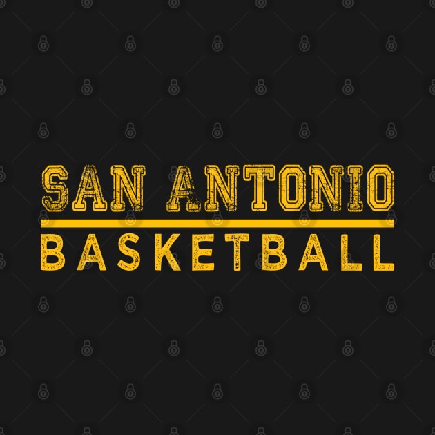 Awesome Basketball San Antonio Proud Name Vintage Beautiful Team by Frozen Jack monster