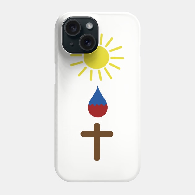 Washed in Blood of Jesus Christ the Lamb, the Son Sacrifice, Crucified, Cross Calvary Symbol Phone Case by formyfamily