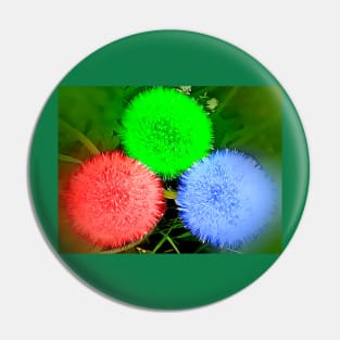 Three Dandelions Pin