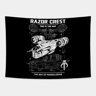 razor crest Tapestry