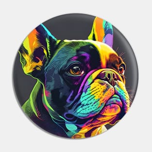 French Bulldog Pop Art Pin