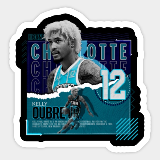 Rinkha Kelly Oubre Jr Basketball Edit Hornets Baseball Tee