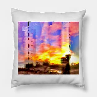 Fall day on the farm Pillow