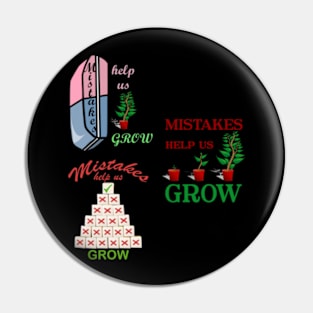 Mistakes Help Us Grow Motivational Positivity Inspirational Quotes Pin