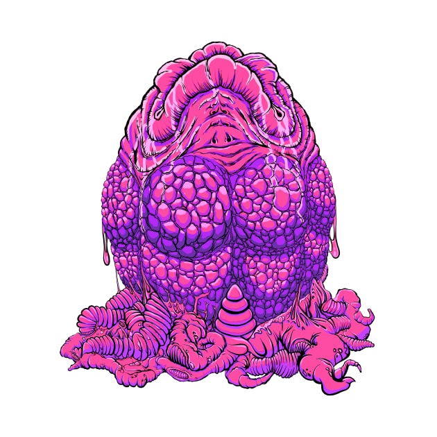 Alien egg in purple by Curryman