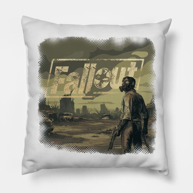 Vault 101 Survivor Pillow by DreamSquirrel