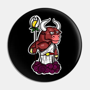 Bull Sign Pin