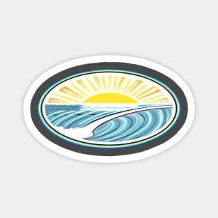 Oval Dawn Patrol Patch Magnet