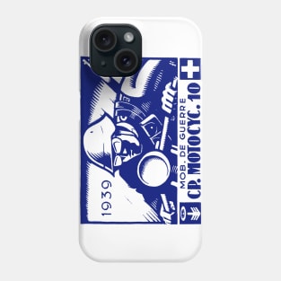 WWII Swiss Motorcycle Unit Phone Case