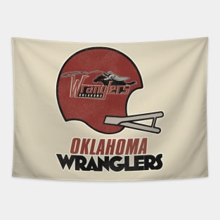 Defunct Oklahoma Wranglers Football Team Tapestry