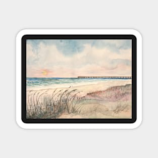 Seascape Beach Florida pier Magnet