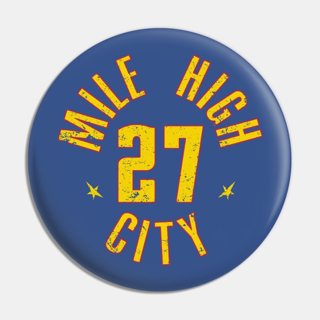 Jamal Murray 27 - Denver Nuggets Pin by Abslt Studio