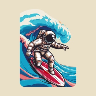 astronaut surfer T-Shirt
