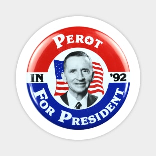 Ross Perot 1992 Presidential Campaign Button Magnet