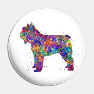 Bouvier des flandres dog Pin