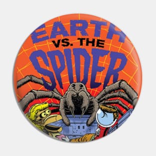 MST3K Mystery Science Promotional Artwork - Earth vs the Spider Pin