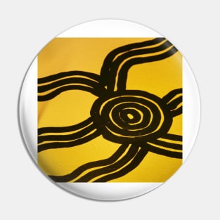 Awesome Aboriginal Art Pin