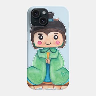 Watercolor - Japanese boy Phone Case