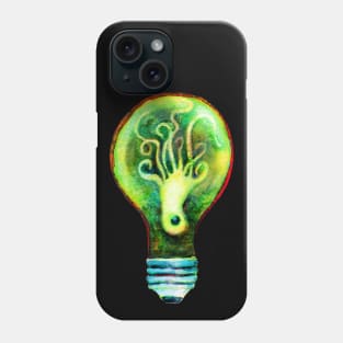 OctoBulb  -  Octopus in a Lightbulb! Phone Case