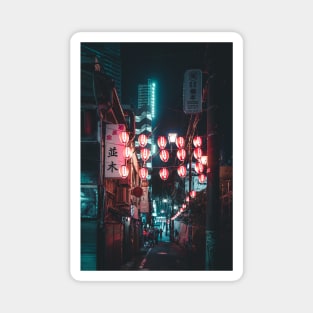 Tokyo Street Lanterns Magnet