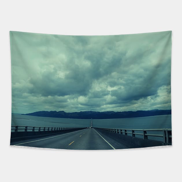 Endless Bridge Road Tapestry by EdenLiving