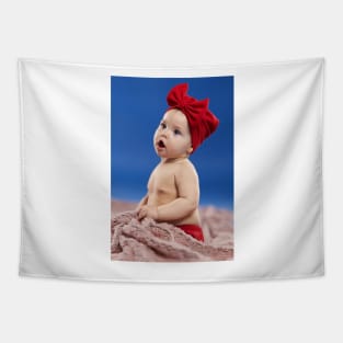 Adorable seven months babygirl Tapestry