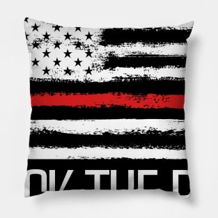 Thin Red Line - Fireman & Volunteer Firefighter Pillow