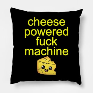 Cheese Keeps Me Moving Pillow