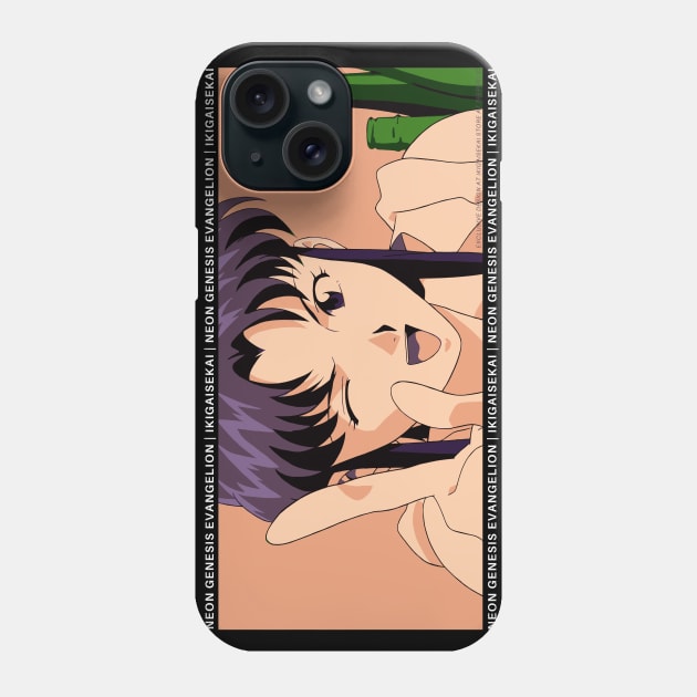 Misato Katsuragi II | IKIGAISEKAI Phone Case by IKIGAISEKAI