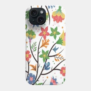 colourful flower Phone Case