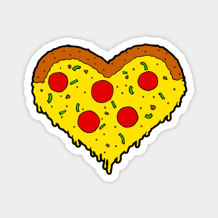 Pizza Heart Magnet