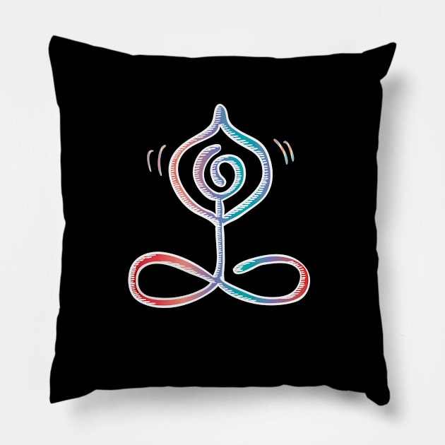 yoga 2 Pillow by iuz