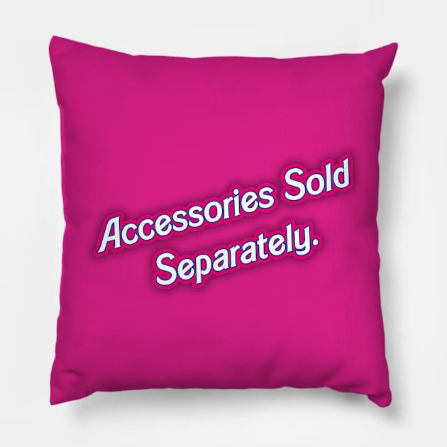 Sold Separately- Barbie 02 PINK Pillow by Veraukoion