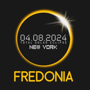 FREDONIA New York Total Solar Eclipse April 8 2024 New York T-Shirt