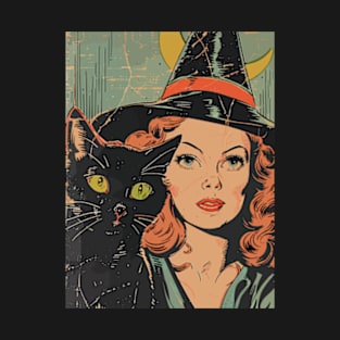 Funny Vintage Witch T-Shirt