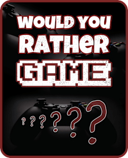 Would you rather game? bordered plaque Magnet