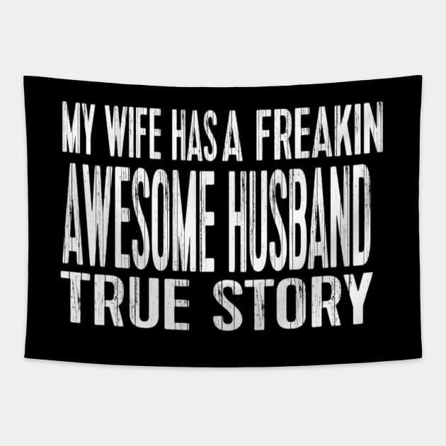 husband and wife joke Tapestry by sukhendu.12