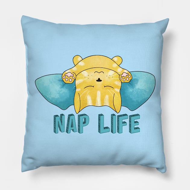 Nap Life Pillow by TheBlueNinja